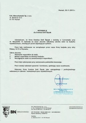 B. N. Nieruchomości